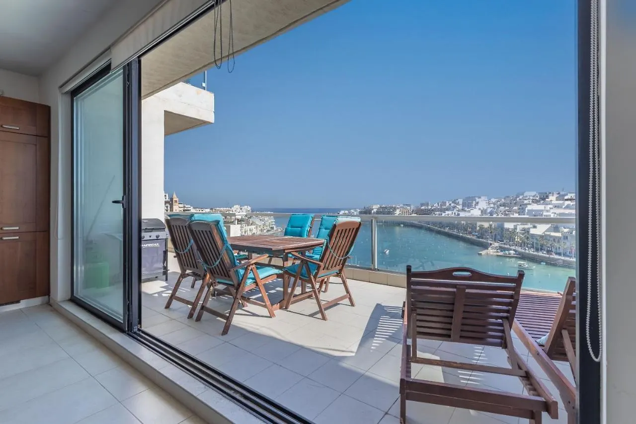 Gorgeous Two Bedroom Sea View In Marsascala Marsaskala